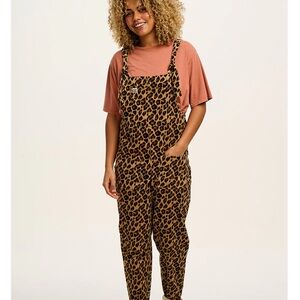 Lucy & Yak Leopard Print Jumpsuit
